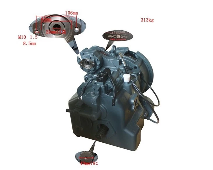 Forklift Parts G0U23-80011 Gearbox Transmission Assy For Hl,CPCD50~100