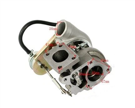 חלקי מלגזה מגדש טורבו משמש עבור S4D95LE